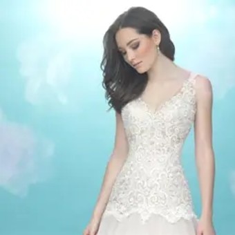 Allure Bridals 9461 #2 Ivory/Silver thumbnail