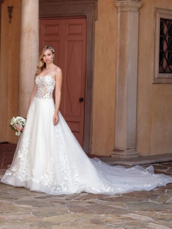 Casablanca Bridal Tegan #0 default Ivory thumbnail