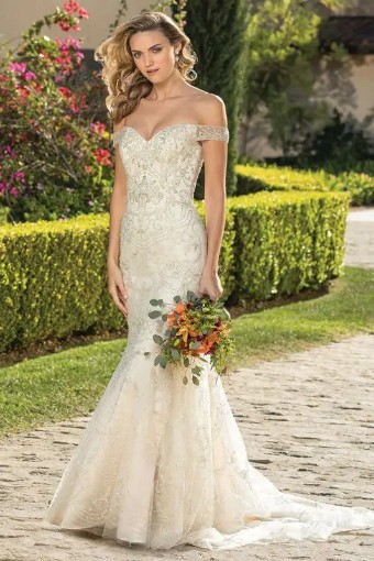 Casablanca Bridal Bianca #0 default Champagne/Ivory/Silver thumbnail