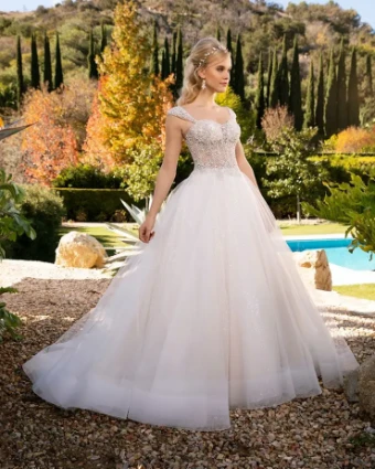 Casablanca Bridal Rosalie #0 default Ivory/Nude/Sorbet/Ivory/Silver thumbnail