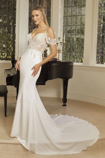 Casablanca Bridal Duchess #0 default Nude/Ivory/Silver thumbnail