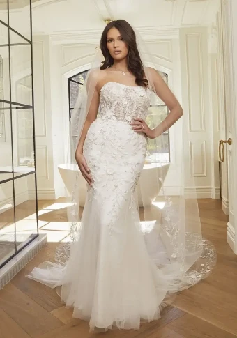 Casablanca Bridal Lisette #0 default Ivory/Nude/Ivory thumbnail