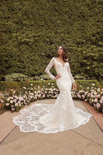 Casablanca Bridal Lauren #1 default Ivory thumbnail