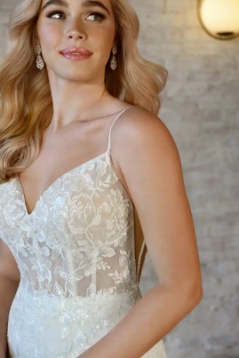 Stella York 7519 #2 default (IVIV-PL) Ivory Lace & Tulle ov Ivory Gown w Porcelain Tulle Illusion thumbnail