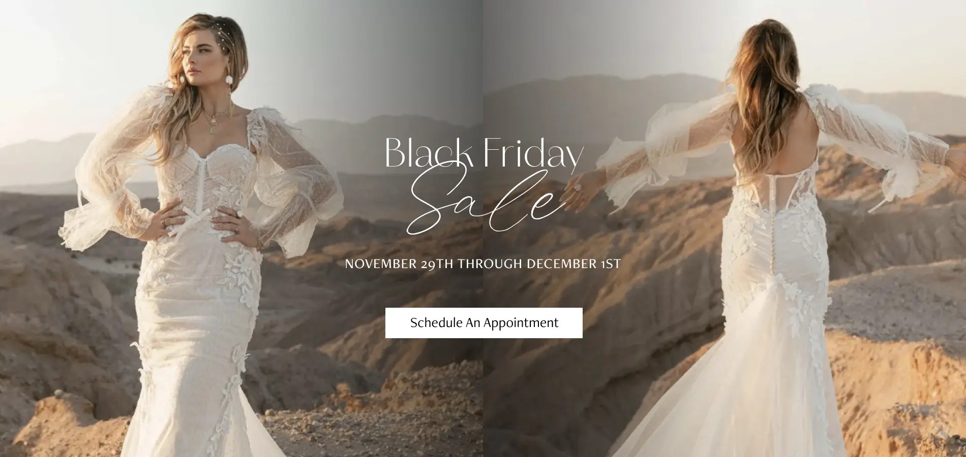 Black Friday Sale at Ivory Vine Bridal Desktop